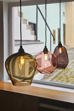 Hand Blown Glass Pendant Light for Dinning Room